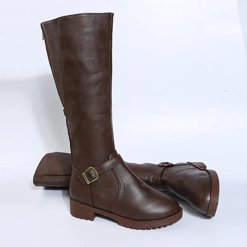 Greta | Women's Orthopaedic Leather Knee-High Boots