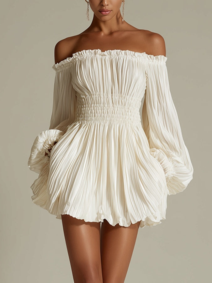 Candice | Mini White Dress - Helen & Olivia Manhattan