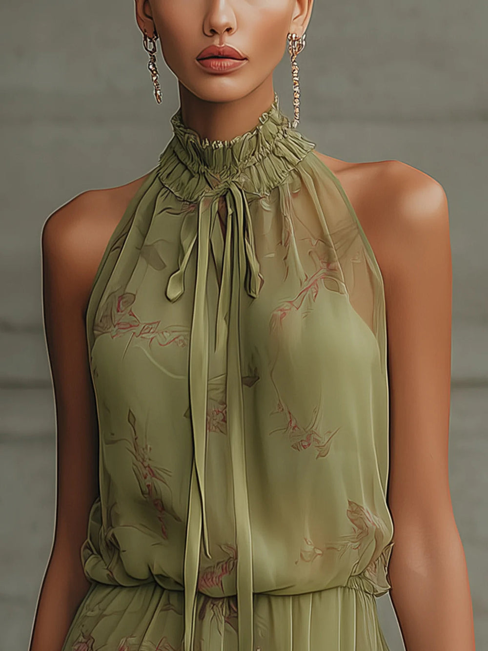 Sylvia | Mini Green Dress - Helen & Olivia Manhattan