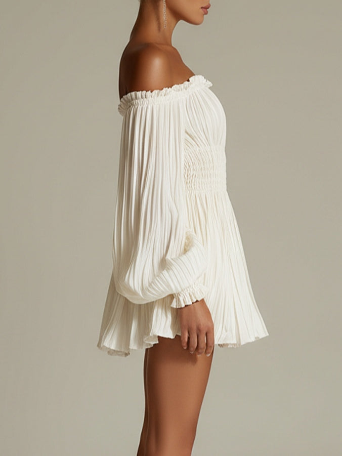 Candice | Mini White Dress - Helen & Olivia Manhattan