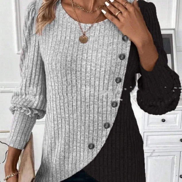 Xeraphine | Knitted Blouse - Blue