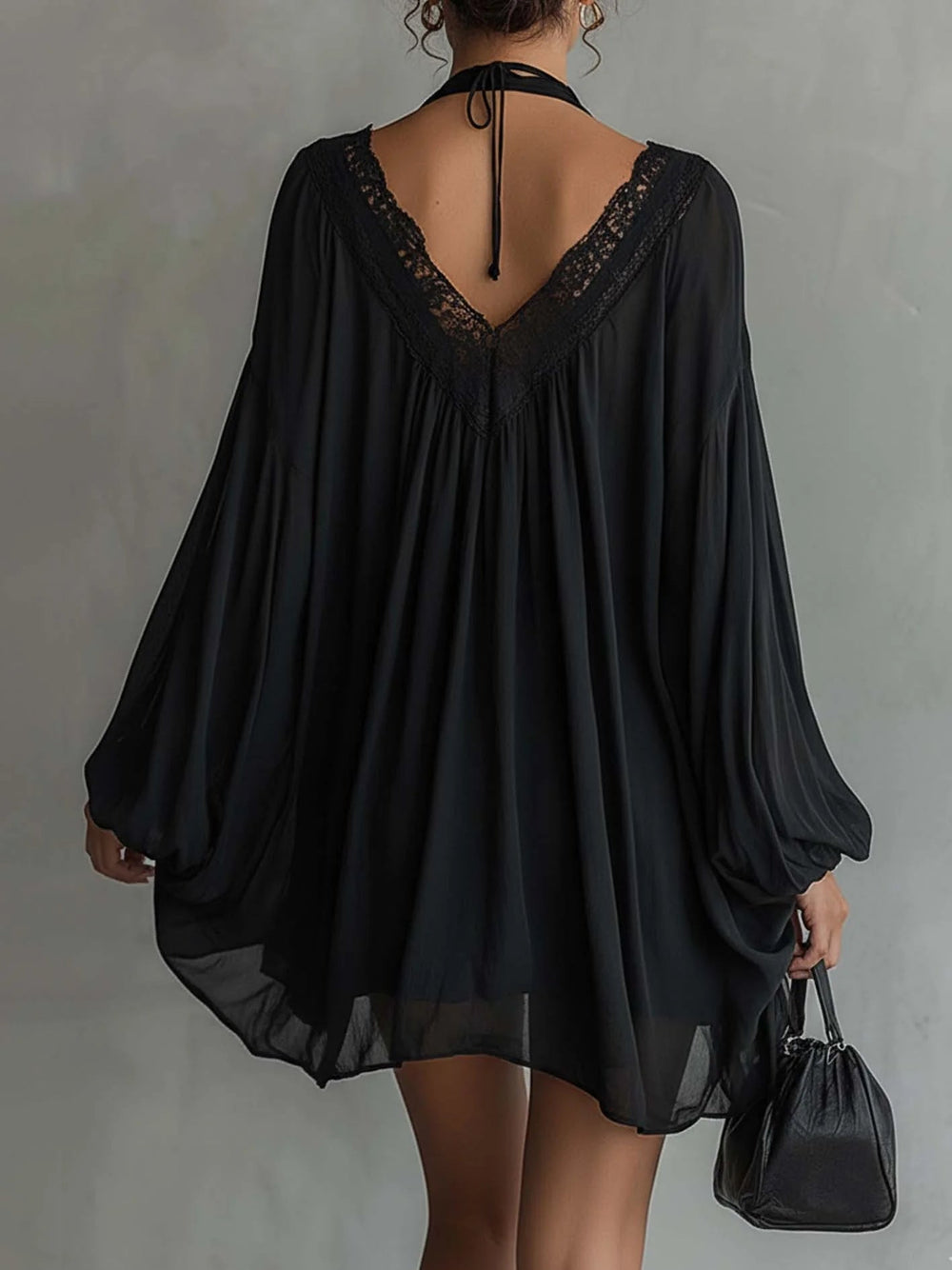 Cassandre | Mini Black Dress - Helen & Olivia Manhattan