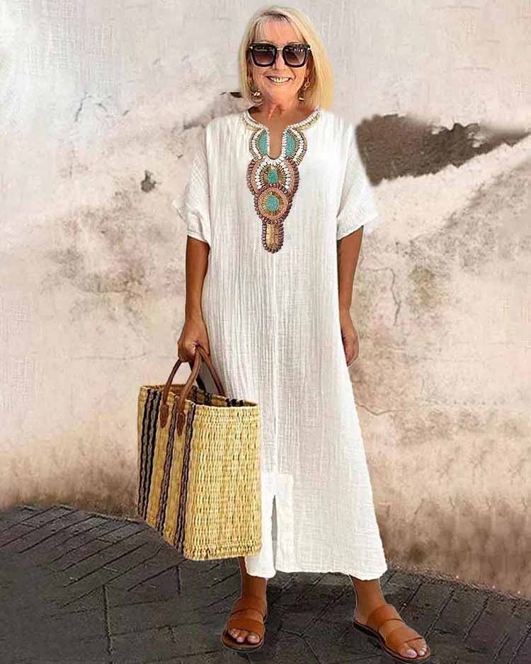 Leilany | Embroidered Beauty Dress
