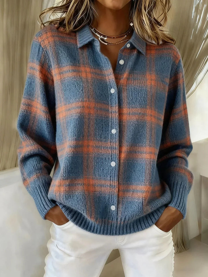 Camille | Plaid Cardigan - 