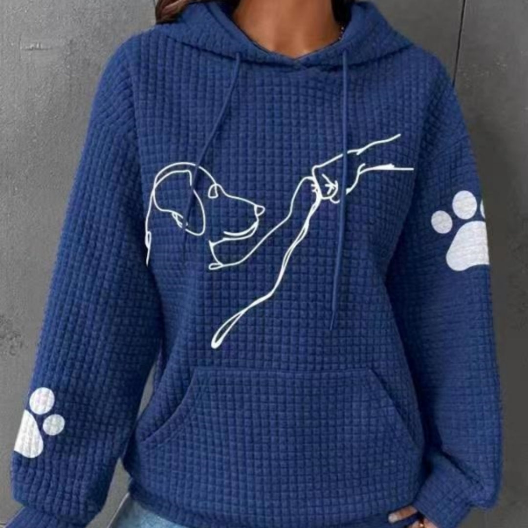LAYLA | Furry Friend Hoodie - Black