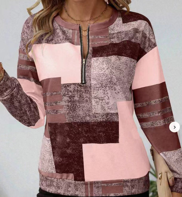 STACEY | Half | Zip Sweater - 