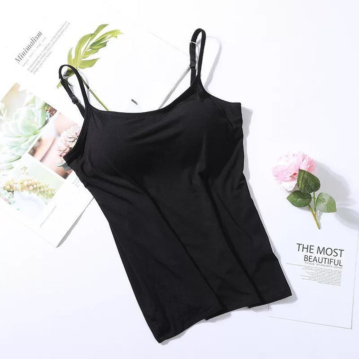 Padded Tank Top | Tank Top with Built-in Bra