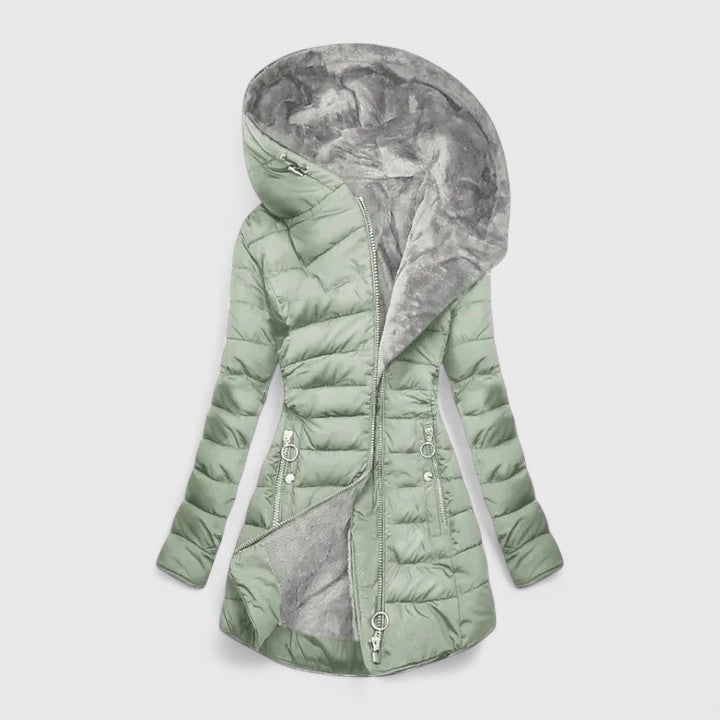 Cassiora | Comfortable Coat - Green