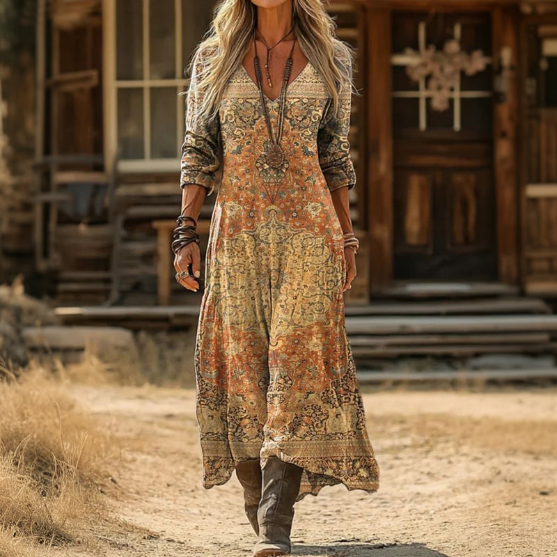 Darcie | Relaxed Long Sleeve Quotidiano Dress