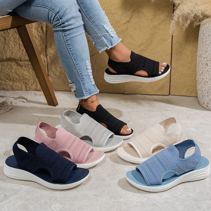 Anita | Breathable Platform Sandals - Helen & Olivia Manhattan