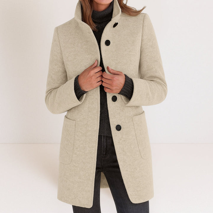Diane | Coat D’Hiver Elegant - Light Blue