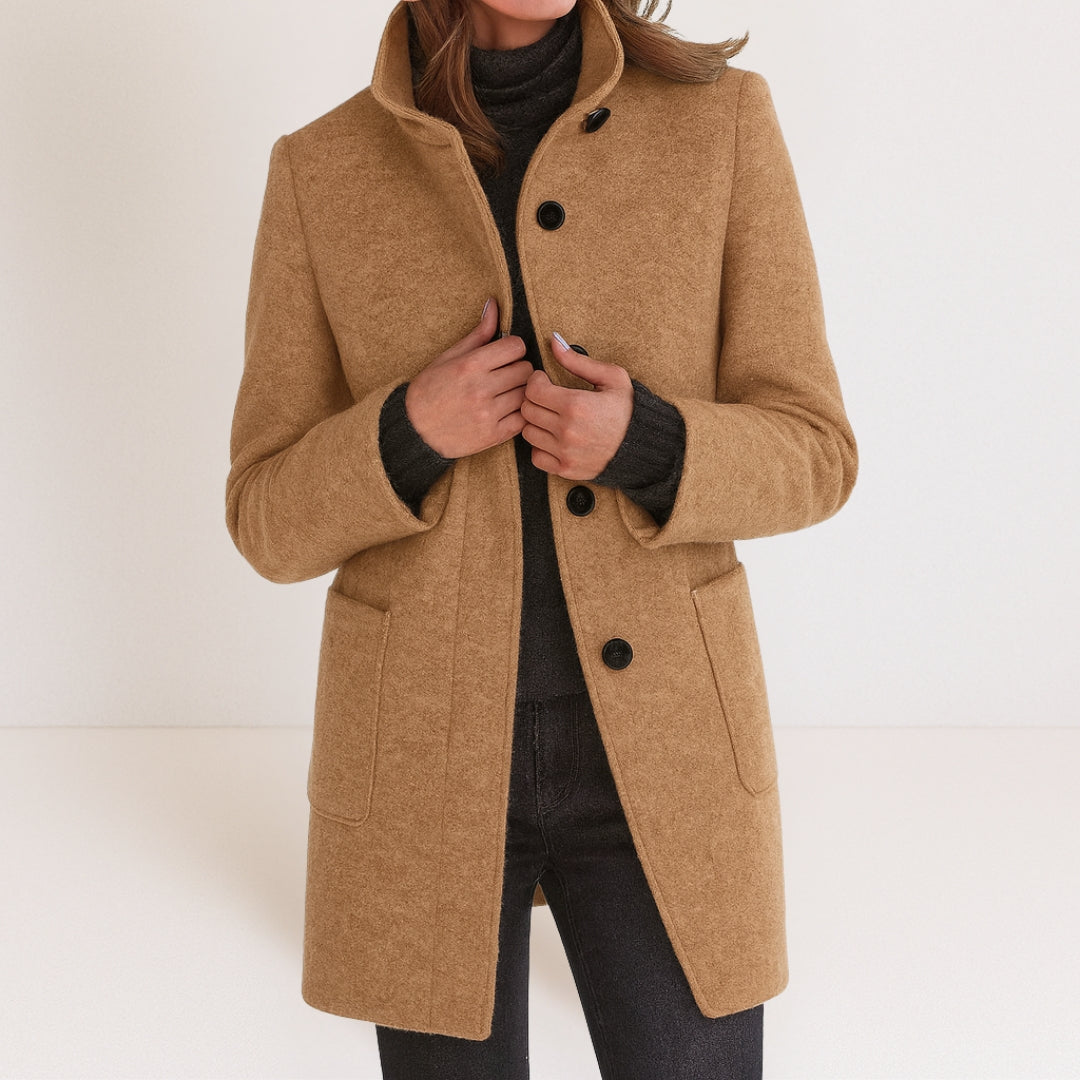 Diane | Coat D’Hiver Elegant - Orange