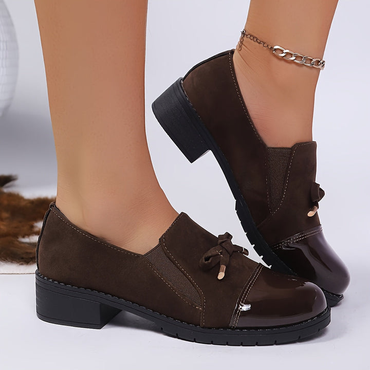 Camille | Comfort Loafers with Patent Toe