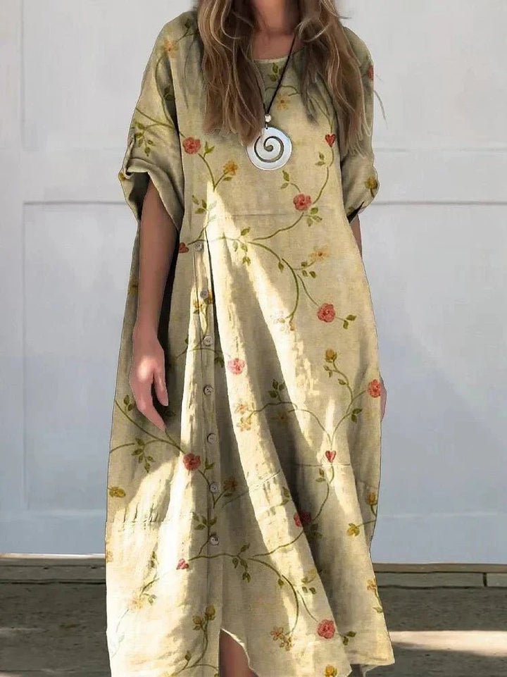 Islay | Dress in Misto Linen Lussuoso