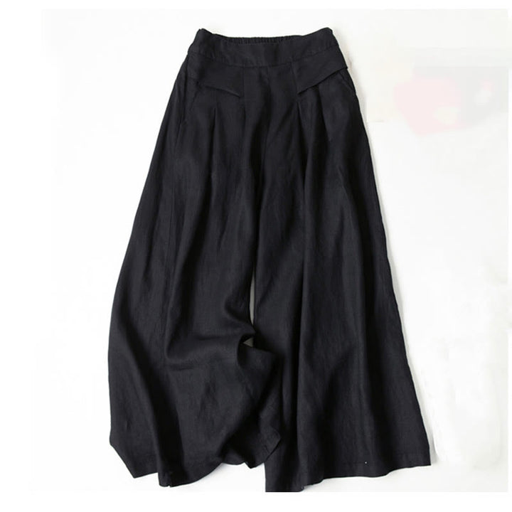 Honor | Fluid Gamba Larga Linen Culottes