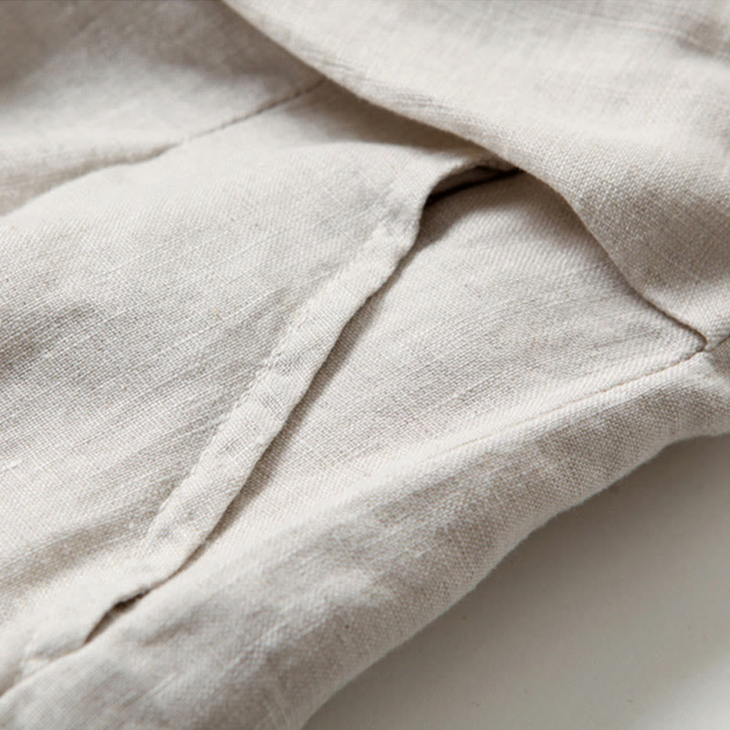 Honor | Fluid Gamba Larga Linen Culottes