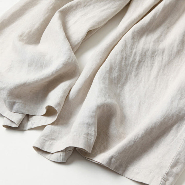 Honor | Fluid Gamba Larga Linen Culottes