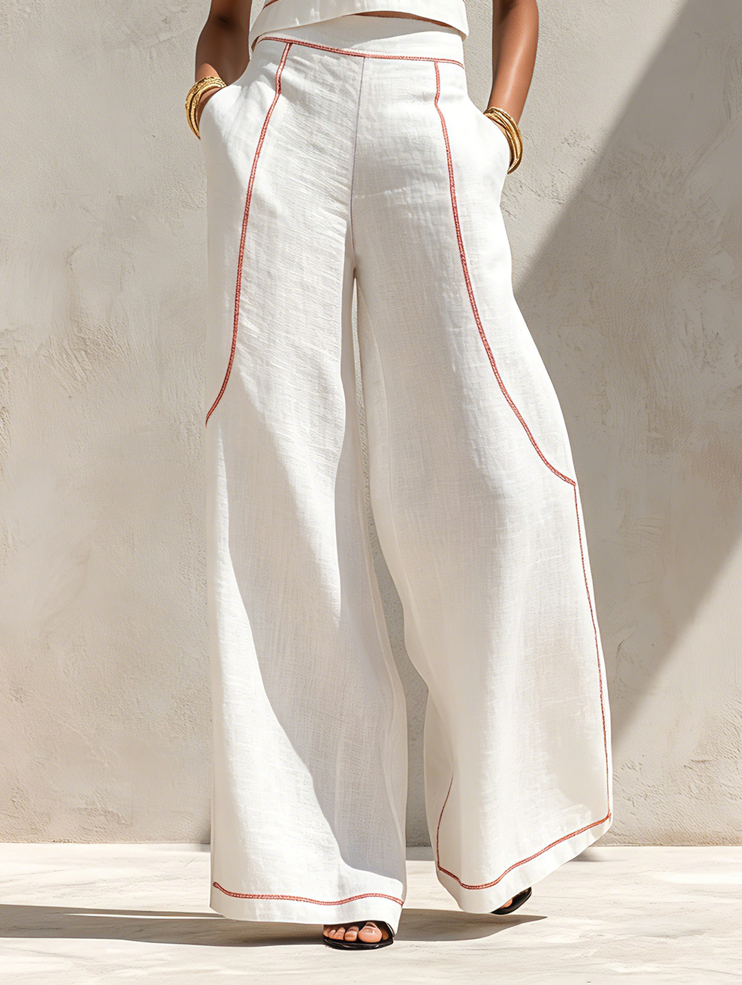 Star | Completo in Linen a Contrasto