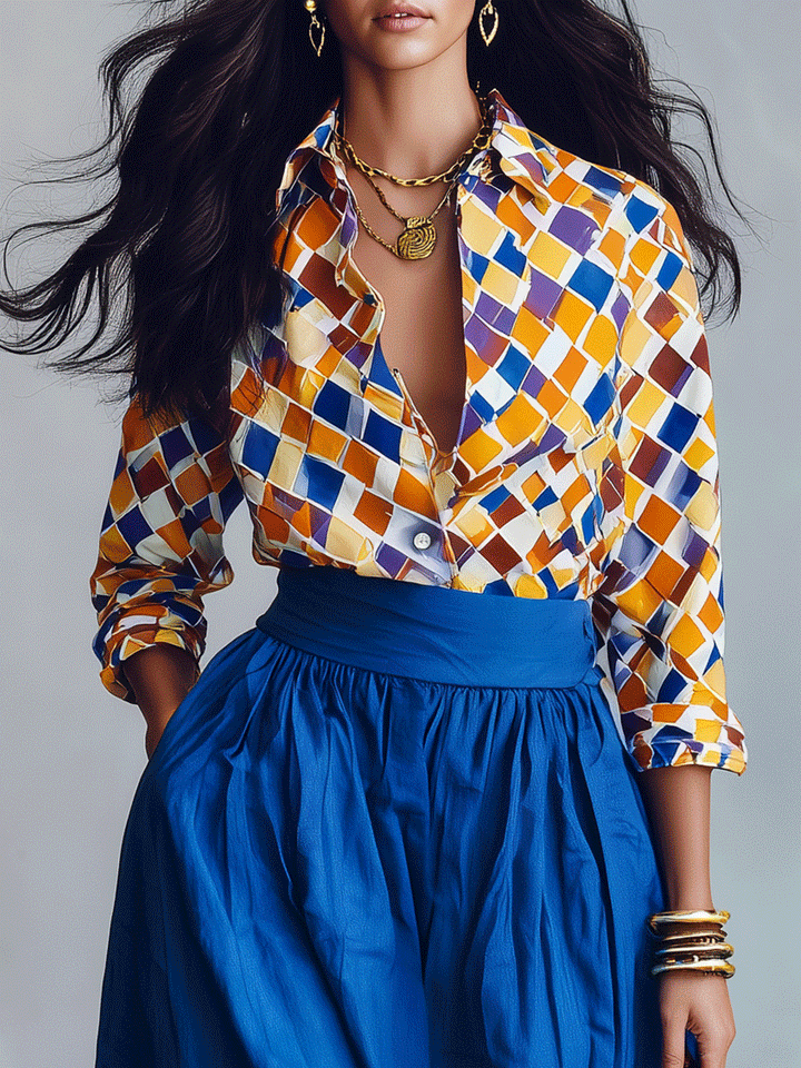 Dahlia | Vacation Mediterranean Blue Due Pezzi Boho Completo