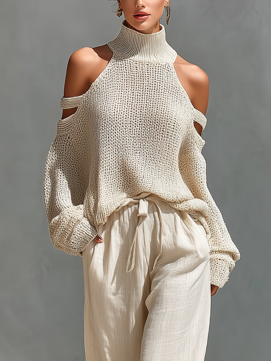 Astrid | Off-Shoulder Knit Completo