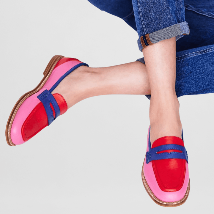 ROSIE | Playful Statement Loafers - Pink
