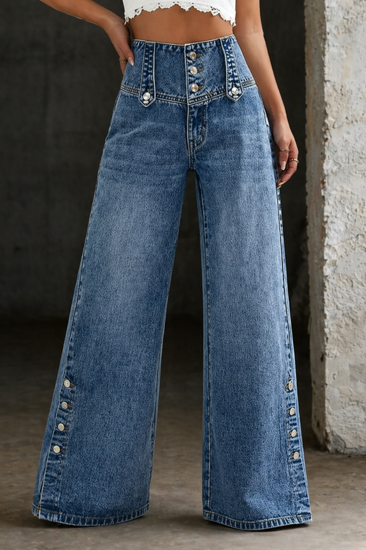 Mia | Jeans Vita Alta with Spacco