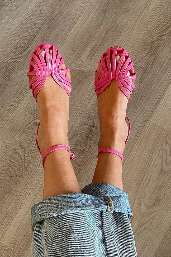 Jorjie | Simple Jewelled Gold Summer Sandals