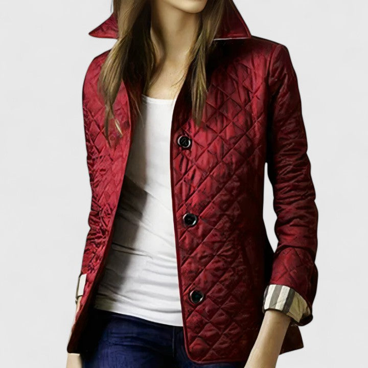 Raina | Elegant Jacket - Red