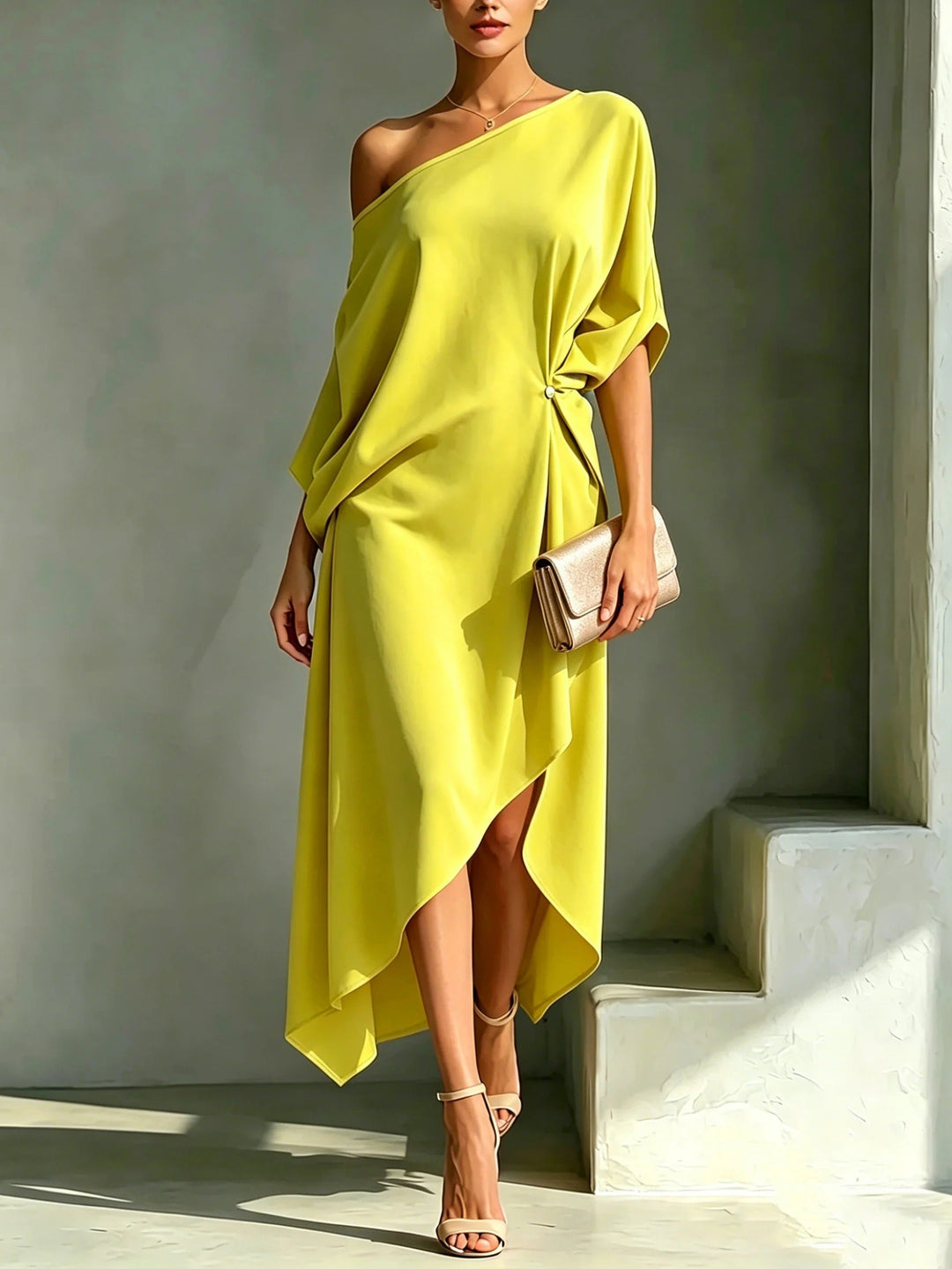 CAMILA │ ELEGANT ASYMMETRICAL DRESS