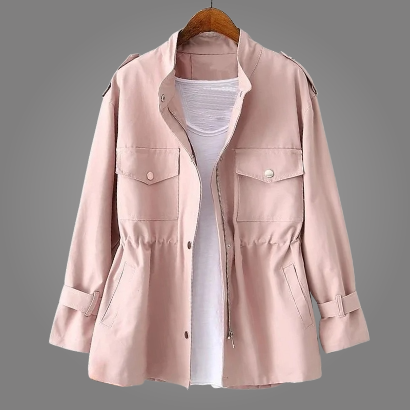 Amélie | Chic and Cozy Overcoat - Pink