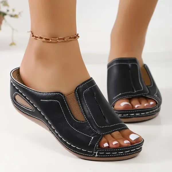 Tessa | Sandals Comfort - Black