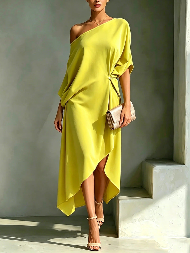 CAMILA │ ELEGANT ASYMMETRICAL DRESS