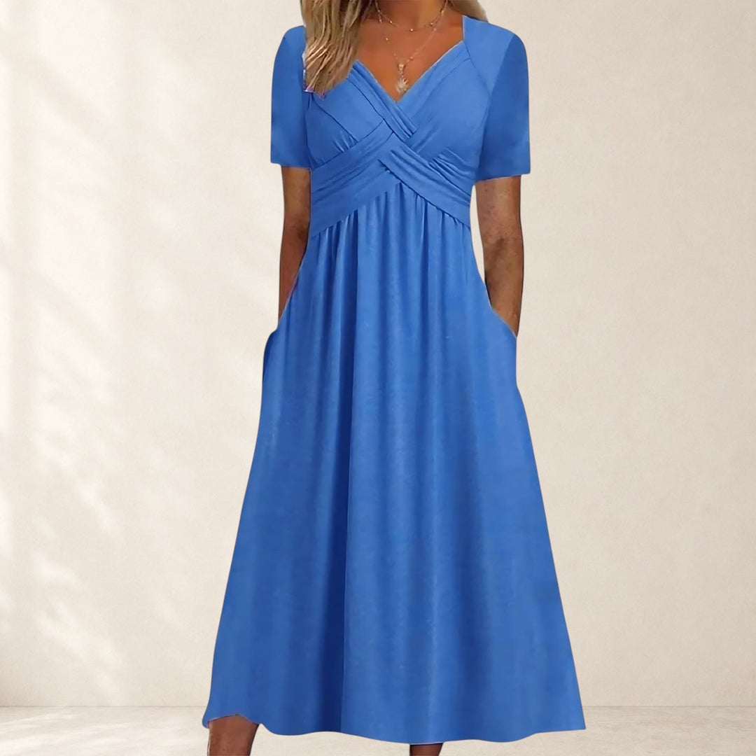 Viola | Midi Dress with Tummy Control