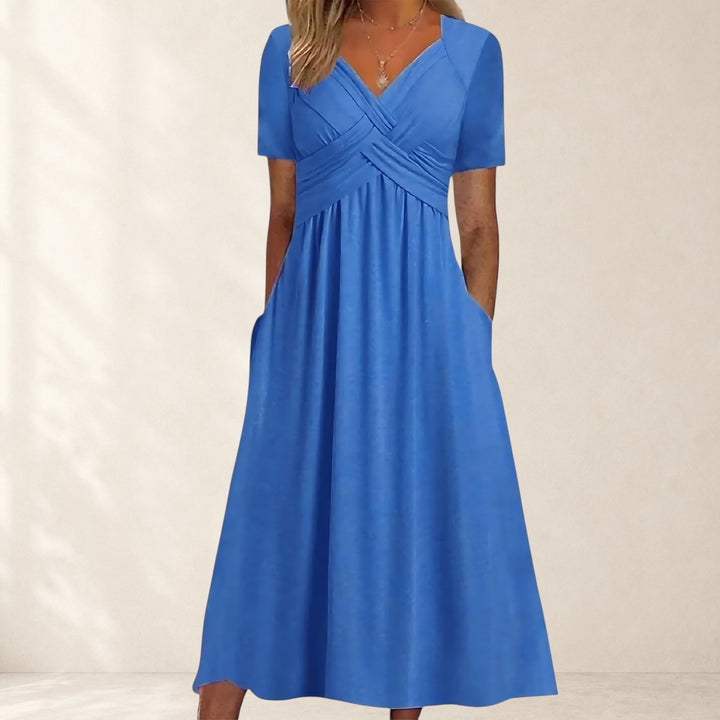 Viola | Midi Dress with Tummy Control