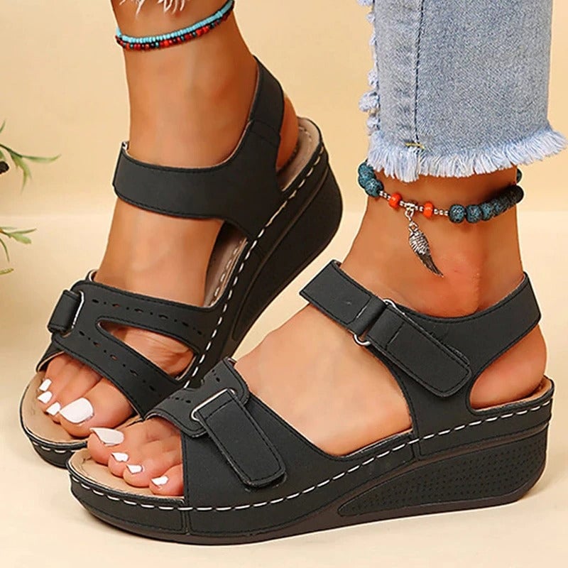 Helene | Sandals Confortables - Beige
