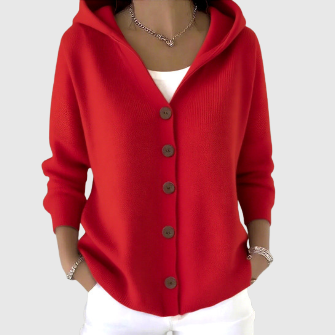 Giuseppa | Hooded Knit Cardigan - Helen & Olivia Manhattan