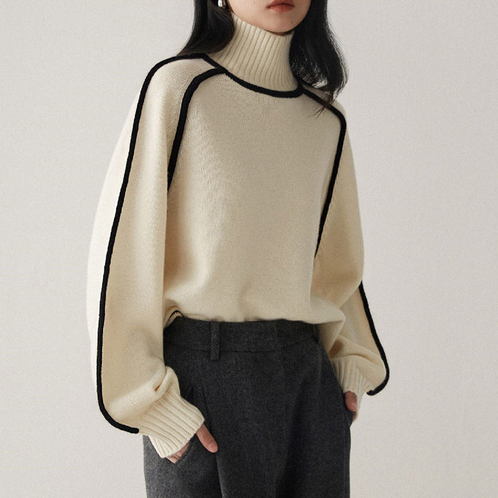 Elizandraa | Elegant Sweater - Brown