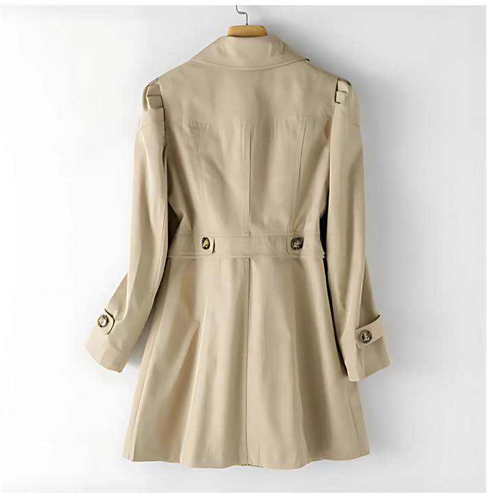 Sophie | Classic Trench Coat with Elegant Lines - Pink