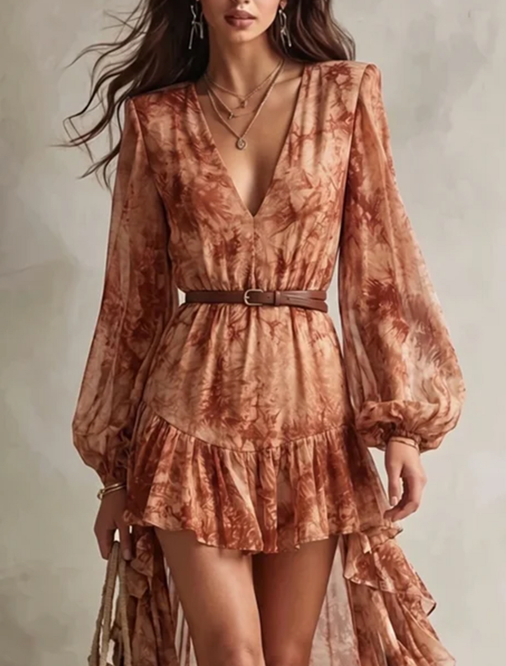 Clemence | Mini Floral Printed Dress - Helen & Olivia Manhattan