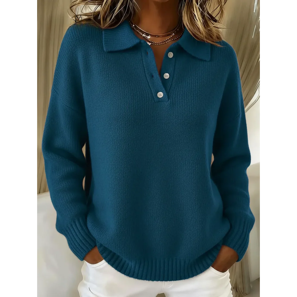 Maren | Cozy Comfort Jumper - Blue