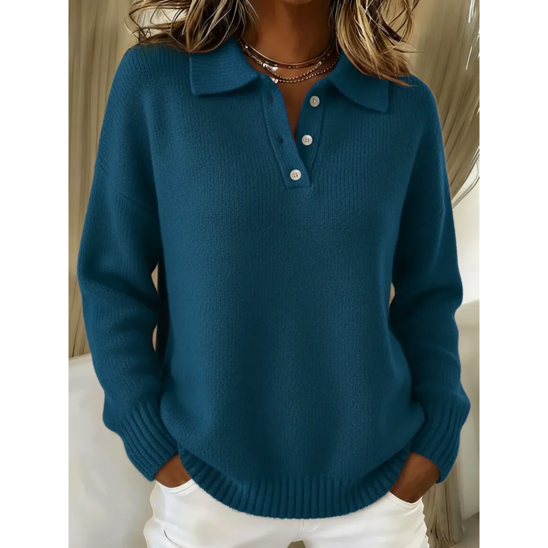Maren | Cozy Comfort Jumper - Blue