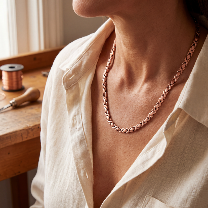 Cedar | Copper Necklace - Helen & Olivia Manhattan
