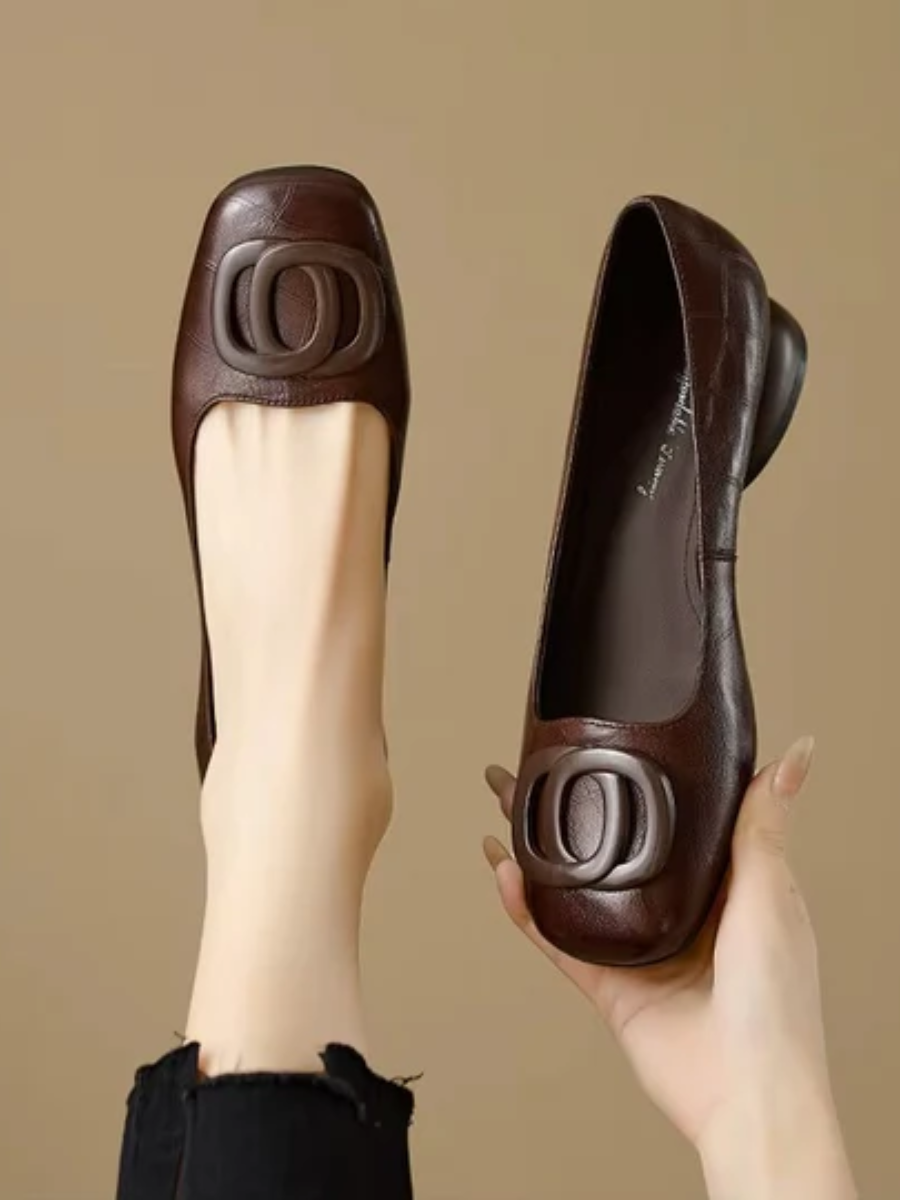 Opium Leather Flats - 