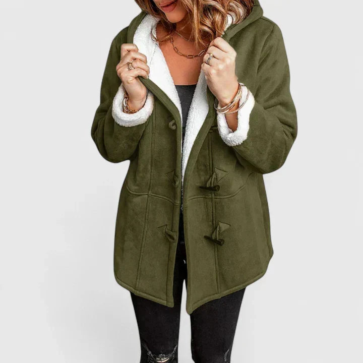 Ziah | Comfortable Coat - Green