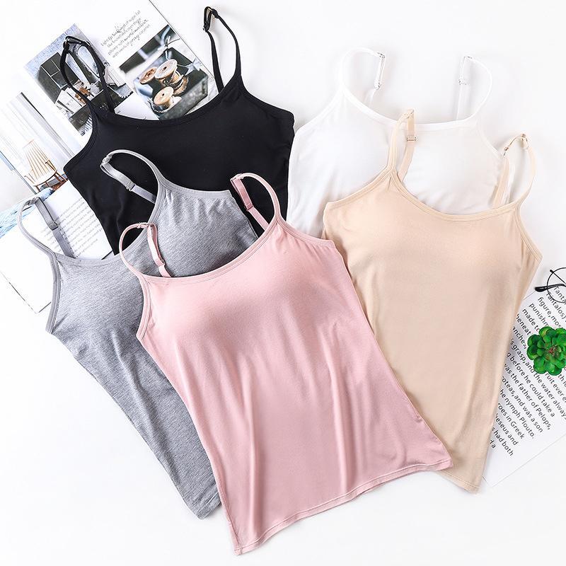 Padded Tank Top | Tank Top with Built-in Bra