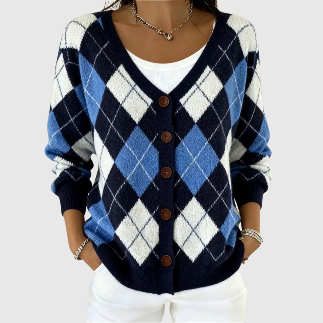 Solidea | Button-Front Knit Cardigan - Helen & Olivia Manhattan