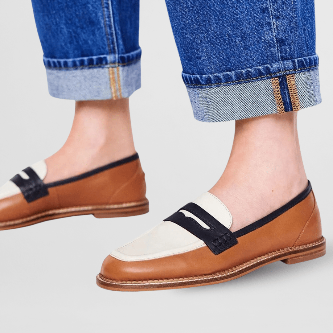 ROSIE | Playful Statement Loafers - Brown