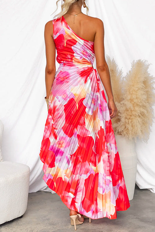 Vibrant Tropical Evening Dress
