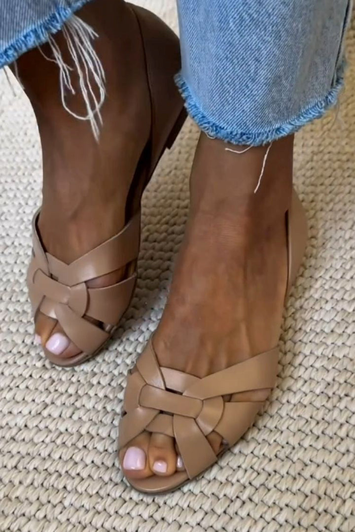 Marg | Simple Braided Summer Sandals