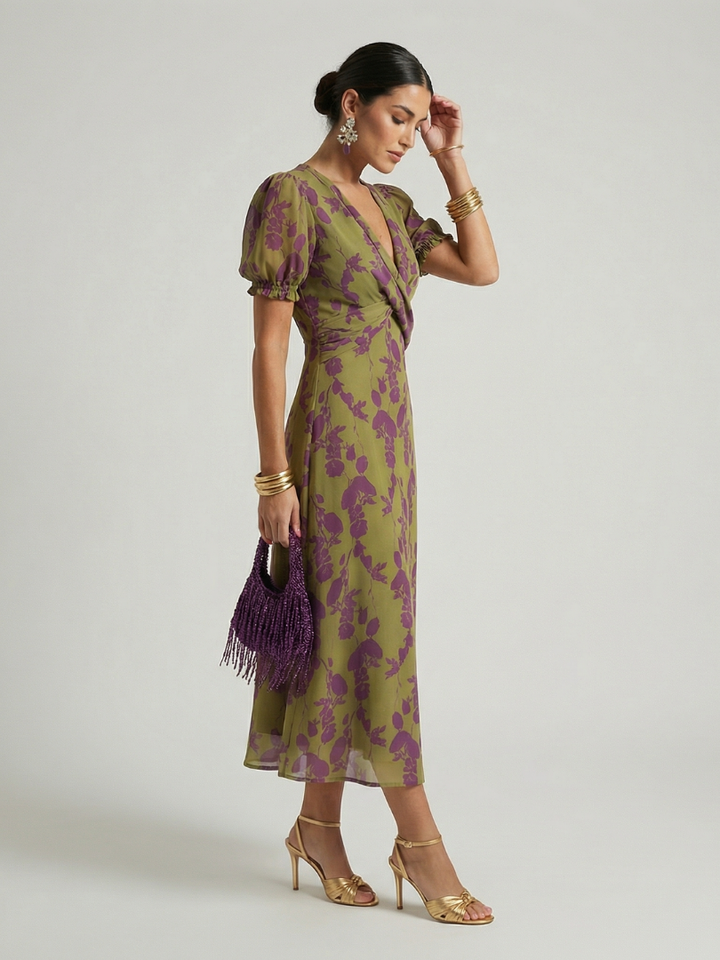 Astoria | Breezy Floral Midi Dress